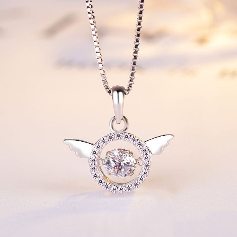 Heartbeat Angel Pendant