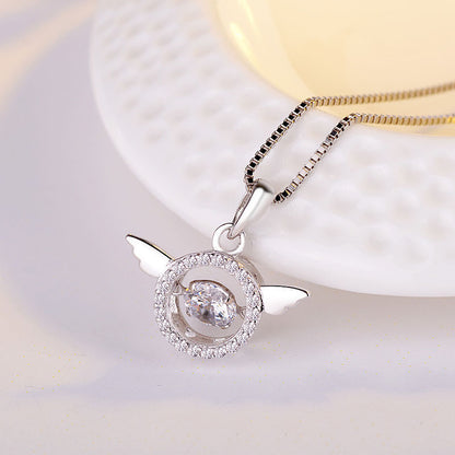 Heartbeat Angel Pendant