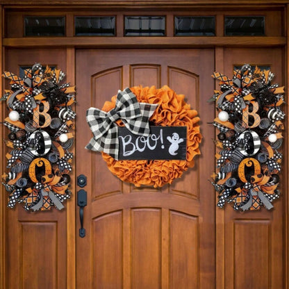 20-Inch Upside-Down Garland Decorations - Outdoor Holiday Decorations for Spooky Halloween Ambiance - Ideal for Hotels, Homes, Weddings, Gardens, and Gardening Decorations