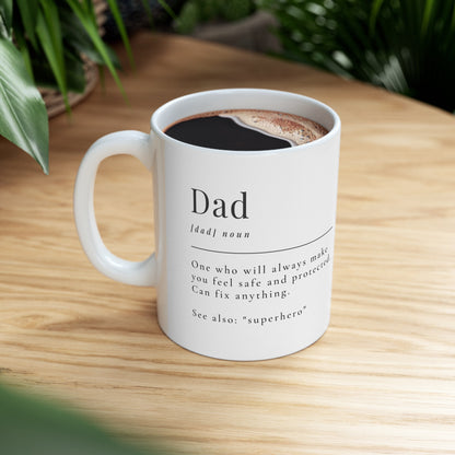 Father's Day Ceramic Mug Gift, (11oz, 15oz)