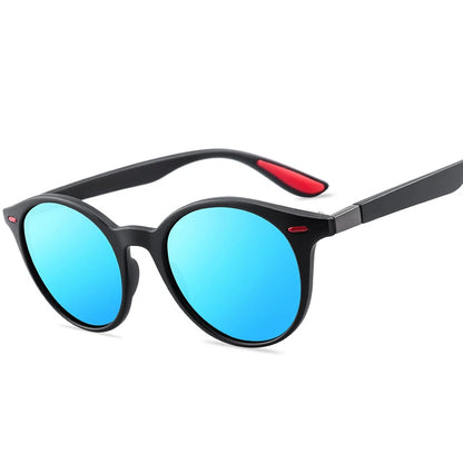 Unisex Retro Rivet Polarized Sunglasses