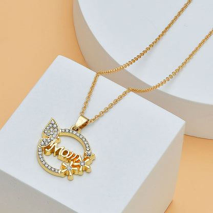 Mom's Heart Diamond Necklace: Perfect for Mother's Day!