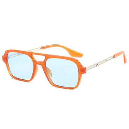 Leopard Luxe: Petite Square Sunglasses with Vintage Flair