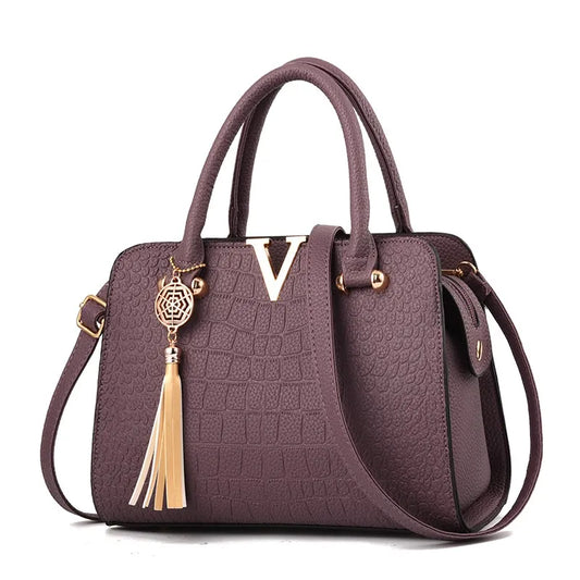 Celestial Charm Bag with Crocodile Pattern