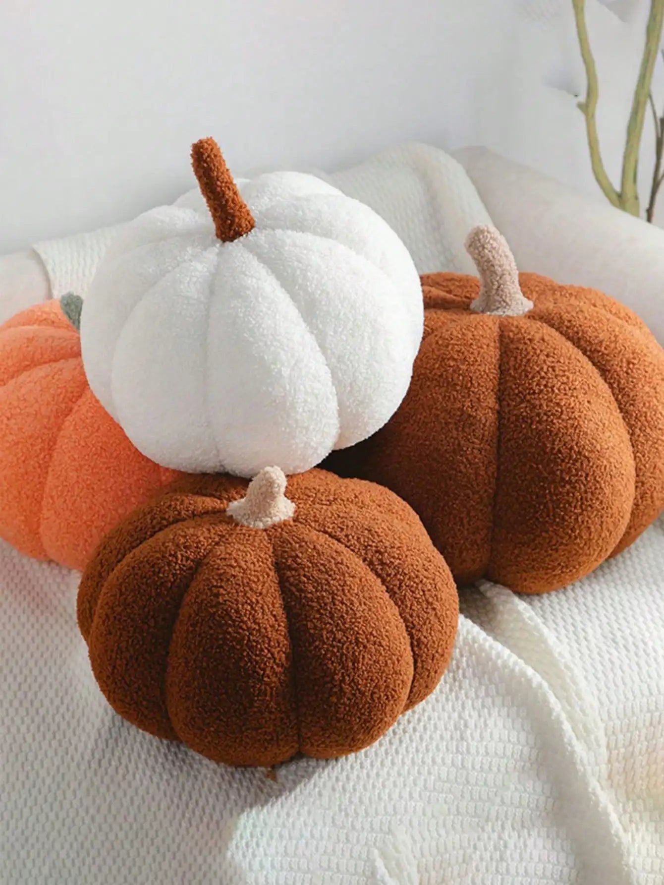 Soft Pumpkin Pillow Sofa Cushion Bedroom Decoration Kids Gifts Baby Soothing Hallowen Decoration Plushies Toys Outdoor Pillows