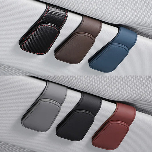 DriveGuard: Car Sun Visor Sunglasses Holder