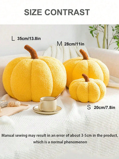 Soft Pumpkin Pillow Sofa Cushion Bedroom Decoration Kids Gifts Baby Soothing Hallowen Decoration Plushies Toys Outdoor Pillows