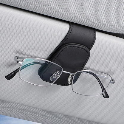 DriveGuard: Car Sun Visor Sunglasses Holder